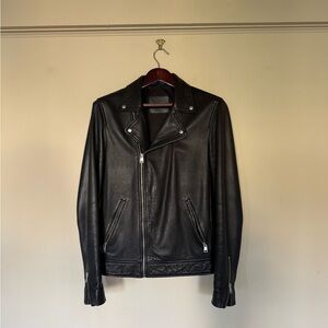 All Saints Black Leather Jacket